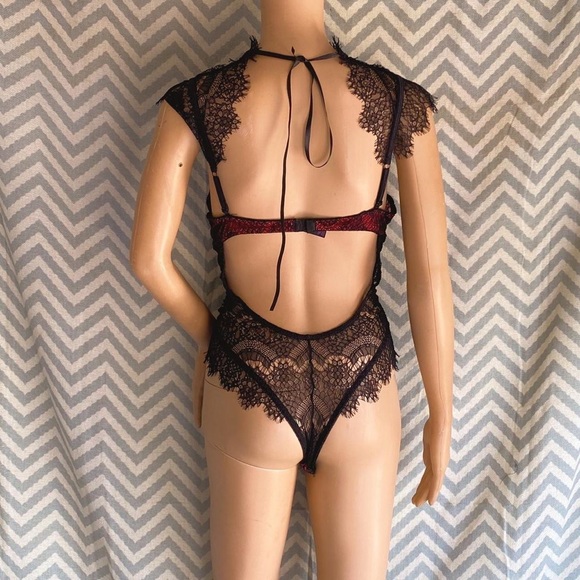Red & Black Bodysuit - Picture 2 of 3